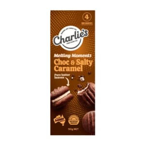 Choc & Salty Caramel Mini Melting Moments 50gm - Standard