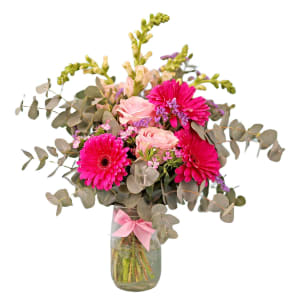 Sweet Petite Mason Jar Vase