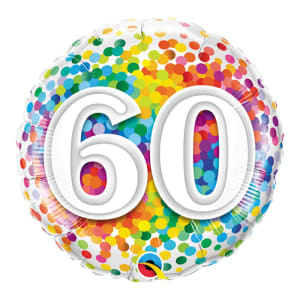 60th Colourful Confetti 