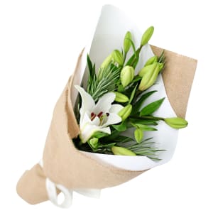 White Lily Bunch