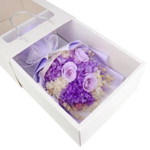 Preserved Purple Posy 