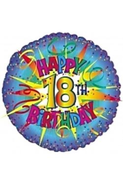 18th birthday flowers across