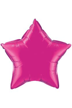 Pink Star Balloon - Standard