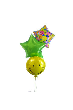 Smiley Balloon Bouquet - Standard