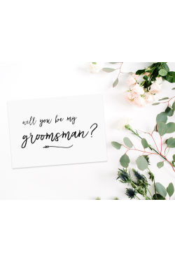 Will You Be My Groomsman - Standard