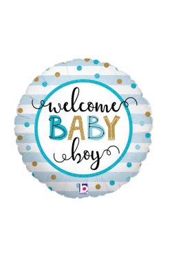 Welcome Baby Boy - Standard