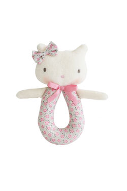 Ditsy Floral Grab Rattle  - Standard