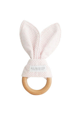 Bailey Bunny Teether - Pink - Standard