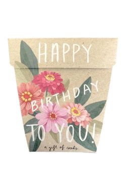 Happy Birthday Zinnia - Standard