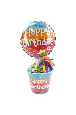 Happy Birthday Lolly Pot - Standard