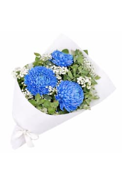 Blue Darling Disbuds Bouquet 