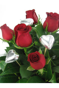 Rose and Chocolate Box - Standard