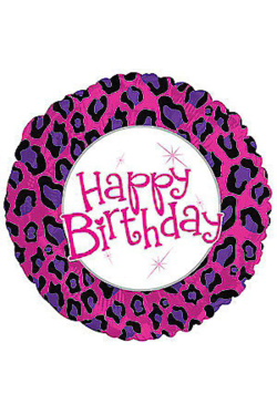 Happy Birthday - Animal Print - Standard