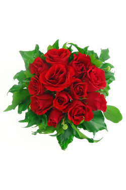 Red Rose Vase - Standard