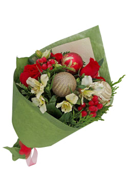 Merry And Bright Posy - Standard