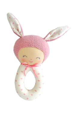 Charlie Grab Rattle - Pink - Standard