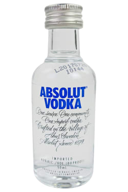 Mini Absolut Vodka 50ML - Standard