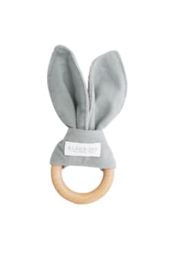 Bailey Bunny Teether - Grey - Standard