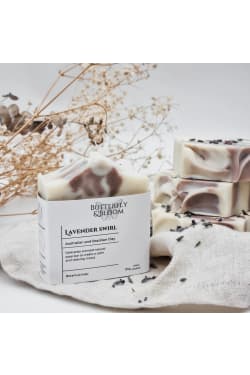 Lavender Swirl Soap Bar  - Standard