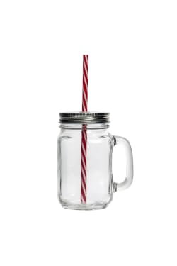 Rink Drink Jam Jar Glass - Standard