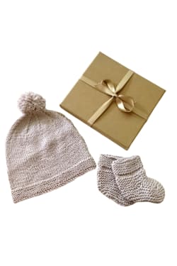 Fawn Beanie & Booties Set  - Standard