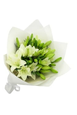 White Lily Bunch