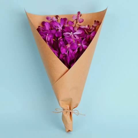 Market Bunch - Purple Vanda - Standard 0