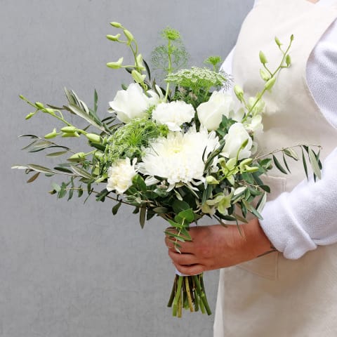 Eternal Whites Bridal Bouquet - Standard 1