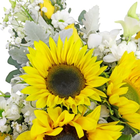 Ray Of Sunshine Cross Wreath - Standard 4