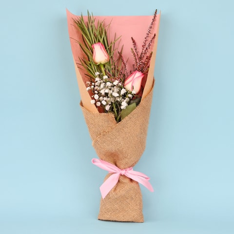 Pink Double Delight Roses - Standard 0