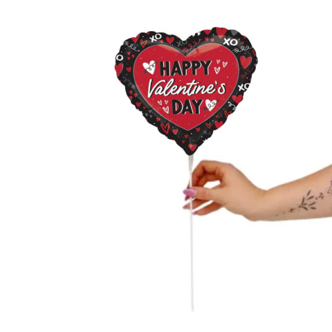 Happy Valentine's Day Xo Heart Pick - Standard 0