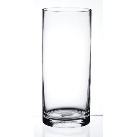 Glass Cylinder Vase 10x 20cm - Standard 0