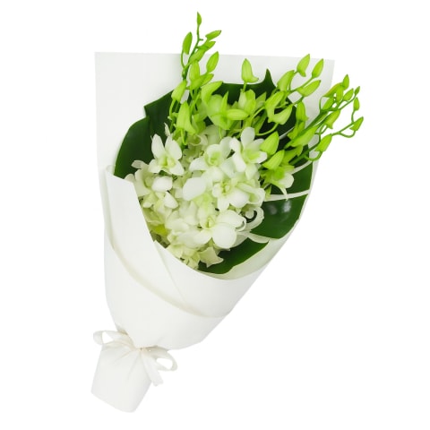 White Orchid Bunch - Standard 0