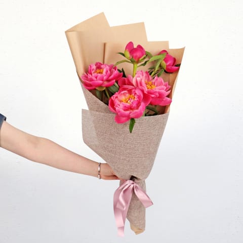 Coral Crush Peonies - Standard 2