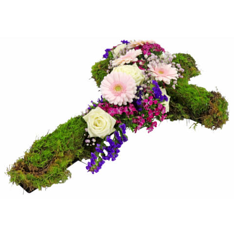 All Our Sympathy Cross Wreath - Standard 2