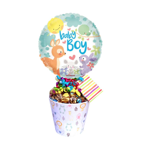 Its A Boy Lolly Pot - Standard 0