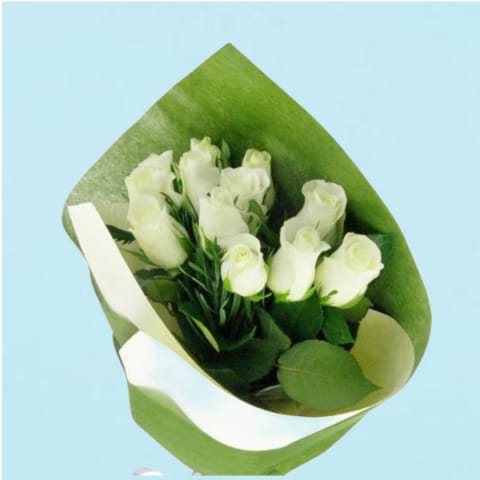 White Rose Bouquet - Deluxe 2