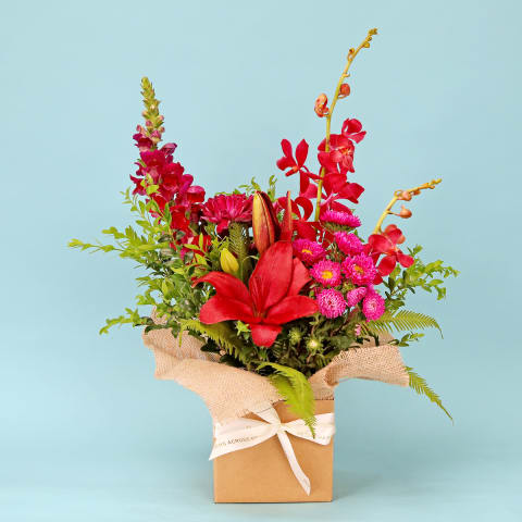 Ruby Elegance Bloombox - Standard 0