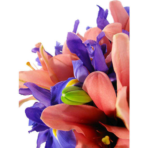 Lilies and Iris Flower Bouquet  - Standard 2