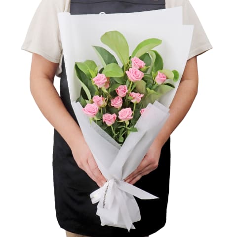 Just For You Pink Bouquet - Deluxe 1