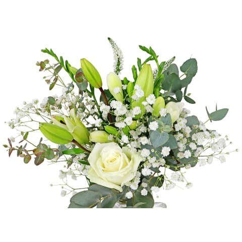 Garden Sprite White Mason Jar Vase - Standard 2