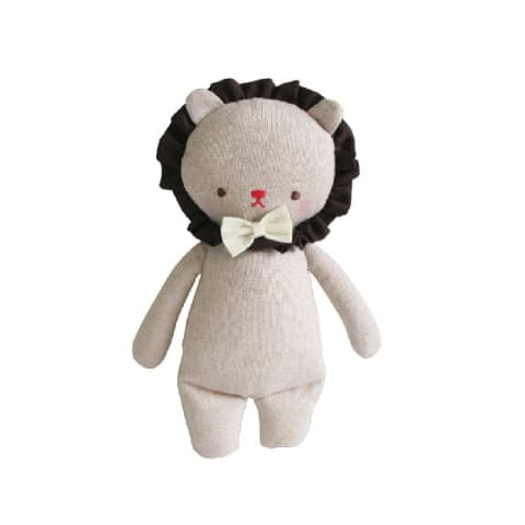 Linen Lion Rattle - Standard 0