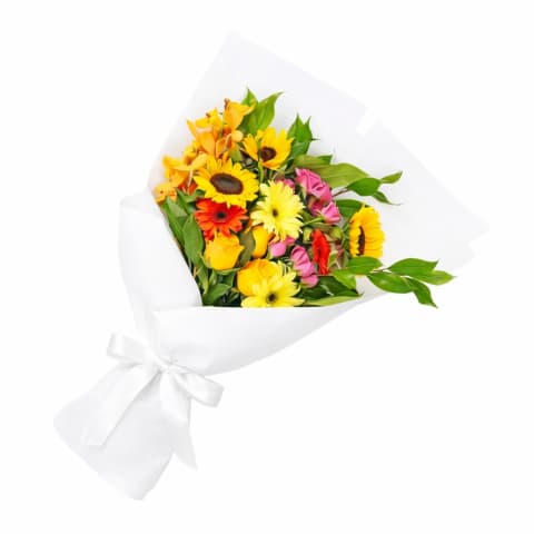 Vivid Petal Radiance Flower Bouquet - Deluxe 0