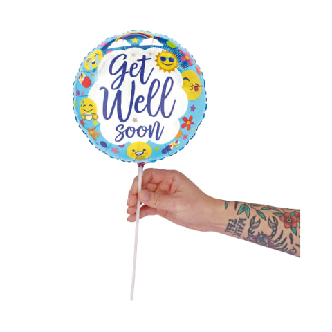 Get Well Soon Balloon Pick - Standard 0