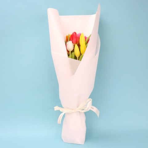 Mixed Bright Tulips Bunch  - Standard 0