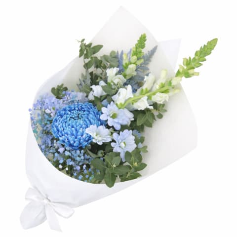 Ice Blue Flower Bouquet - Standard 0
