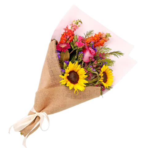 Radiant Harmony Burst Flower Bouquet - Deluxe 2
