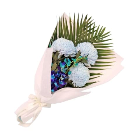 Ocean Mist Blue Bouquet - Standard 0