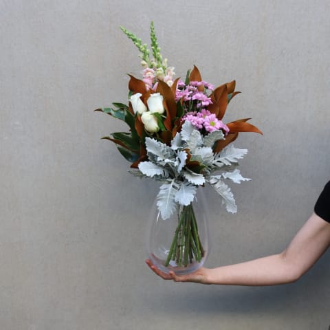 Angel Kisses Sympathy Flower Vase - Standard 6