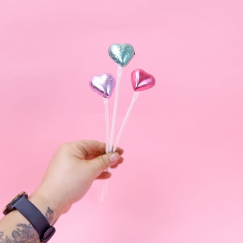 Chocolate Heart Picks - Standard 1